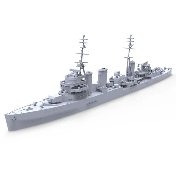 Военная модель, масштаб 1:2000 британский лёгкий крейсер Энтерпрайз (D52, тип E, 1944)