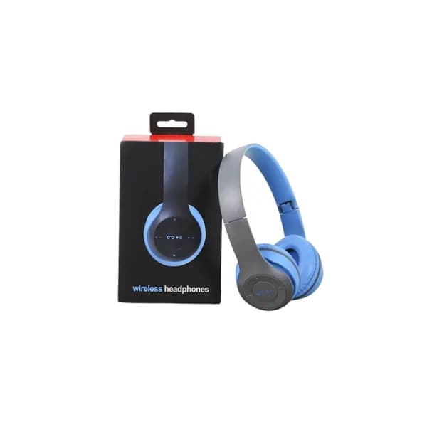 Viikei Наушники беспроводные с микрофоном, Bluetooth, USB Type-C, голубой
