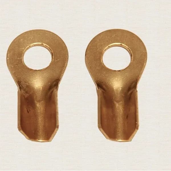 Клемма кольцевая массы латунь D 8 (2 шт), к-т Klemos