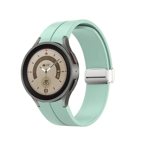 Силиконовый ремешок для Samsung Galaxy Watch 7 / Ремень для Гелакси Ватч 6 / 6 Classic 40 43 44 45 47 mm ; Браслет для Самсунг Галакси Вотч 5 / 5 Pro и Galaxy Watch 4 / 4 Classic 40 42 44 46 мм