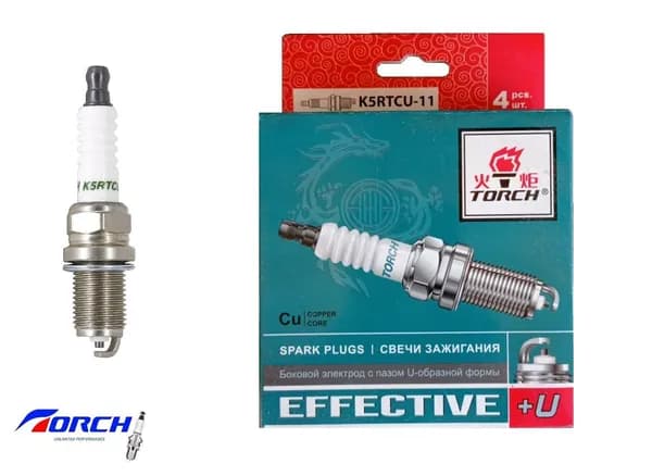 TORCH Свеча зажигания арт. K5RTCU-11, 1 шт.