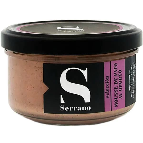 Мусс утиный с утиной печенью и портвейном Serrano 150 г