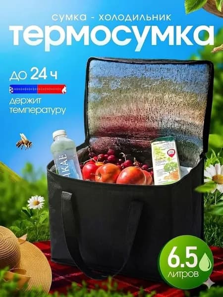 сумка-холодильник для пикников, термосумка для кемпинга и активного отдыха, для еды и продуктов
