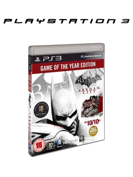 Игра Batman Arkham City Game of the year edition (PlayStation 3, Оригинальный)