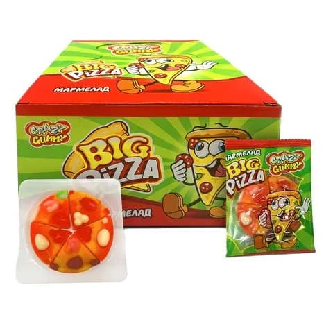 Мармелад "CRAZY GUMMY. BIG Pizza", 16 г (3 ШТУКИ)