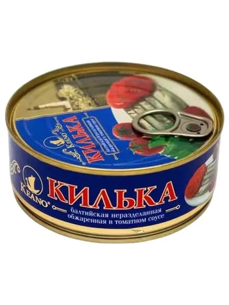 Килька Keano Балтийская обжаренная в томатном соусе 240 г