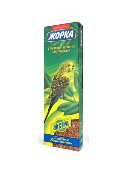 Жорка Лакомство для попугаев, 2 медовые палочки Экстра, 70 гр, 1 уп