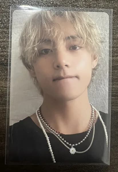 Карта BTS V, TaeHyung фотокарта 1+1вподарок