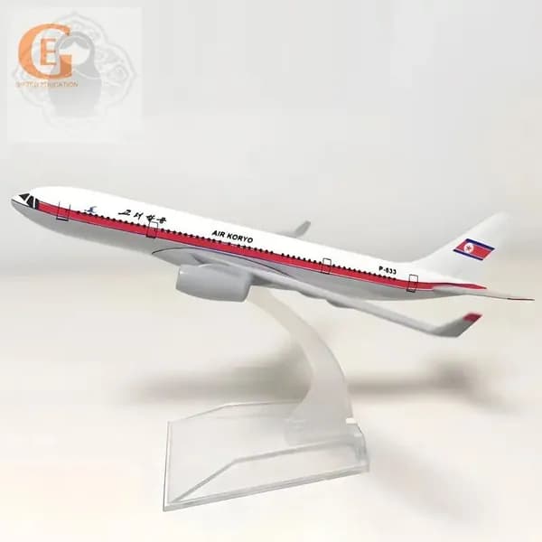 Металлическая Модель Самолета TU-204 P-633 Северная Корея, Советских Air KORYO Литая Коллекционная