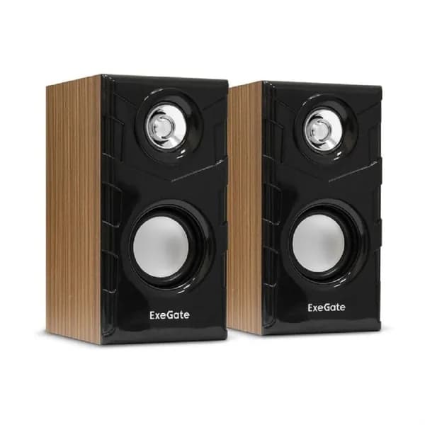 Exegate EX289694RUS Акустическая система 2.0 ExeGate Tango 316 питание USB, 2х3Вт 6 Вт RMS, 80-20000Гц, дерево