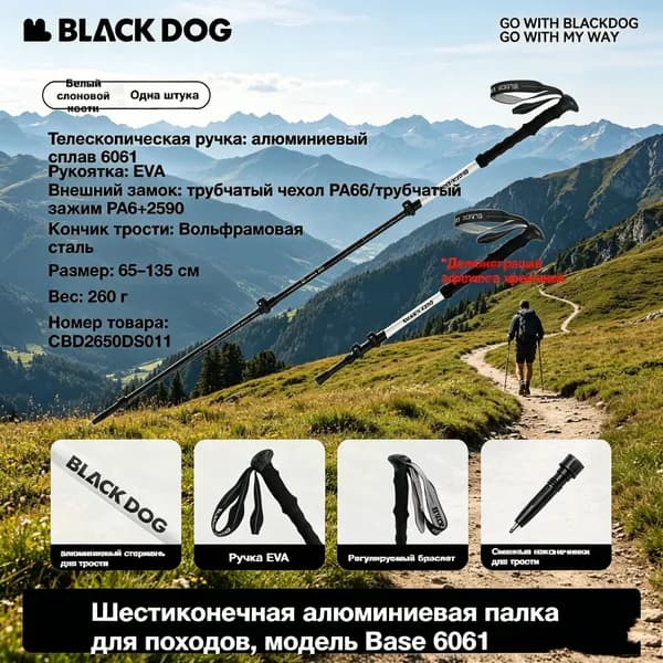 Лыжные палки, 65-135 см