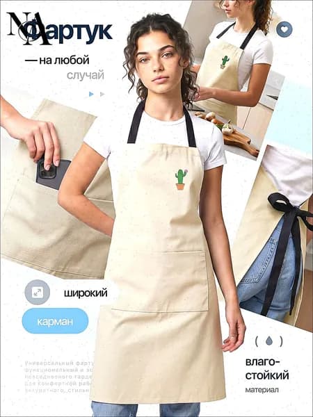 Фартук кухонный рабочий универсальный
