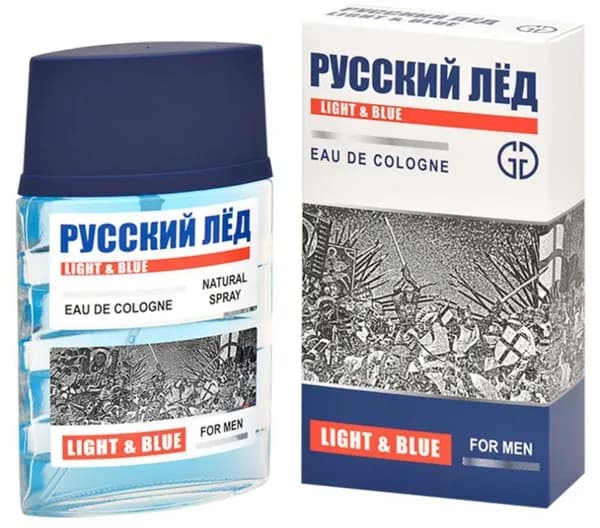 Positive Parfum Русский лёд Одеколон мужской Light&Blue, 60 мл