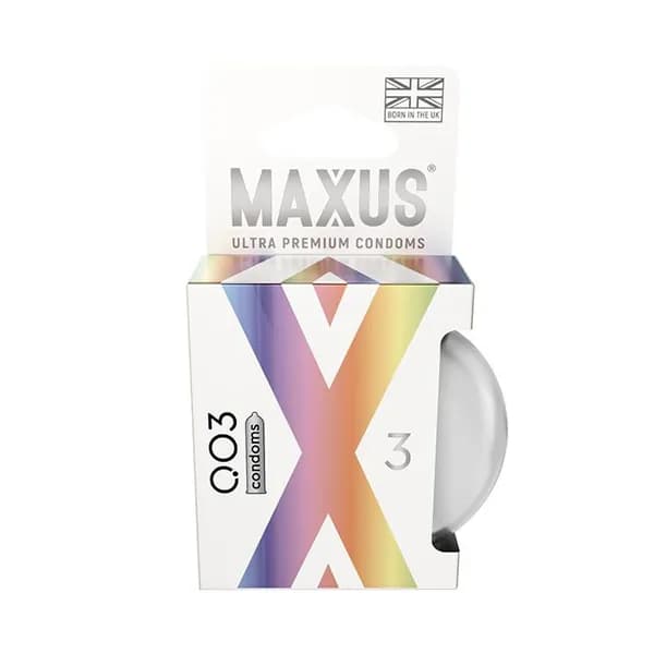 Презервативы Maxus 003 ультратонкие в железном кейсе, 3 шт
