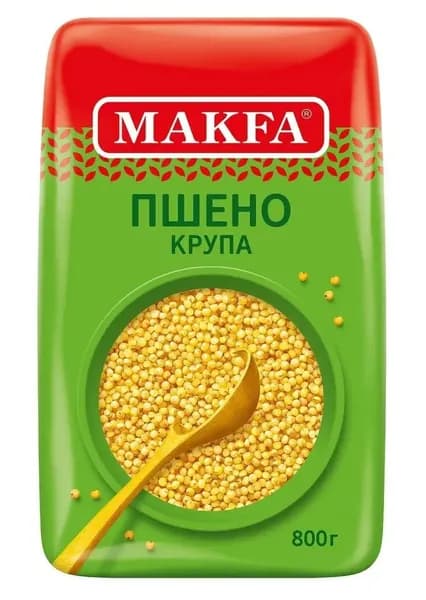 Makfa Крупа пшено шлифованное, 800 гр