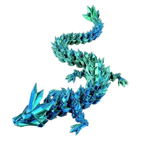 Дракон 3d подвижный,3d игрушки,3д игрушка подвижная,подарок для мальчиков и девочек