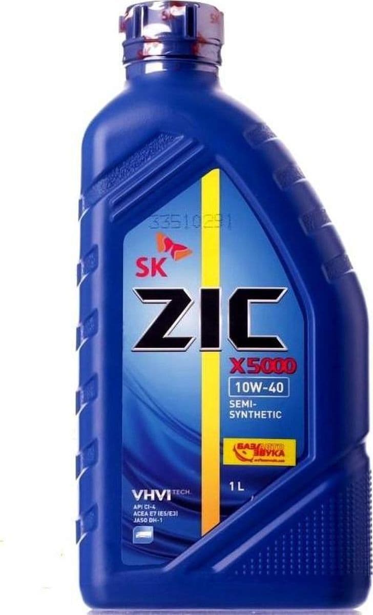 ZIC X5000 Масло моторное, Полусинтетическое, 1 л