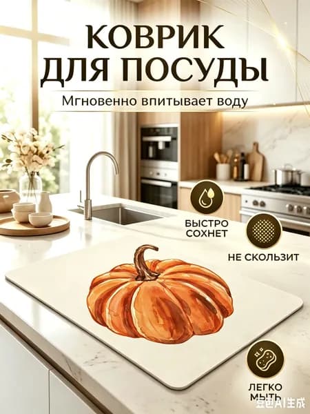 Коврик для кухни 30x40 см