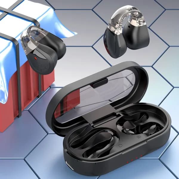 Viikei Наушники беспроводные с микрофоном, Bluetooth, USB Type-C, черный
