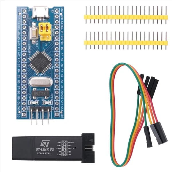 Загрузчик эмулятора программатора ST-Link V2 + 40Pin STM32F103C6T6 ARM STM32 SWD Минимальная системная плата Micro-USB