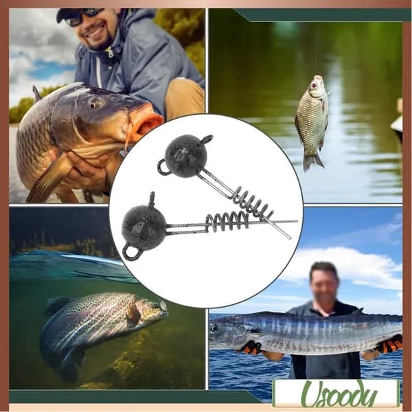 Sinkers Fishing Lure, Прочные и легкие для переноски, для рыбалки на различных водоемах 10G