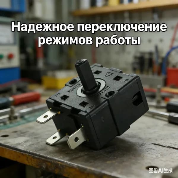 Универсальный электрический переключатель типа D 3-контактный для бытовых приборов, надежный компонент для ремонта и модернизации бытовой техники