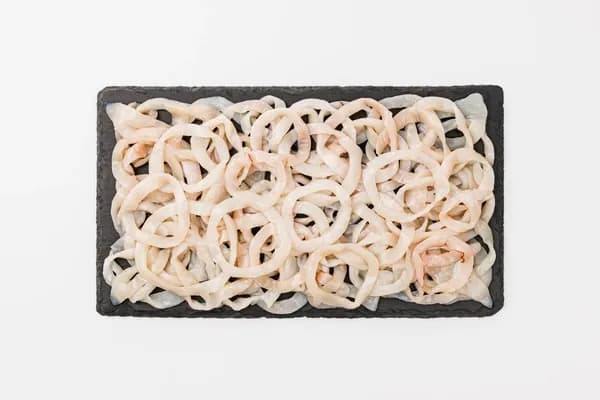 Кальмар командорский филе шинкованное без кожи зам., 600 г