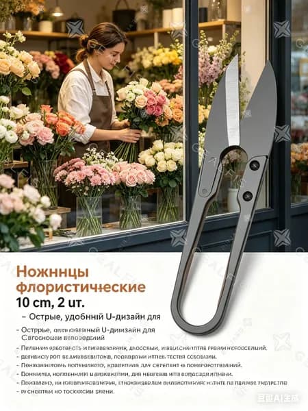 НожницыФлористические 10.1 см, 2 шт.
