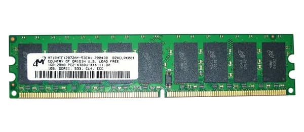 Micron Оперативная память DDR2, 533 МГц, 1 x (MT18HTF12872AY-53EA1)