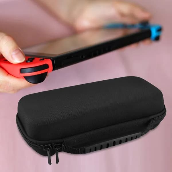 Чехол для Nintendo Switch Lite из нейлона 1680D черный с черной молнией
