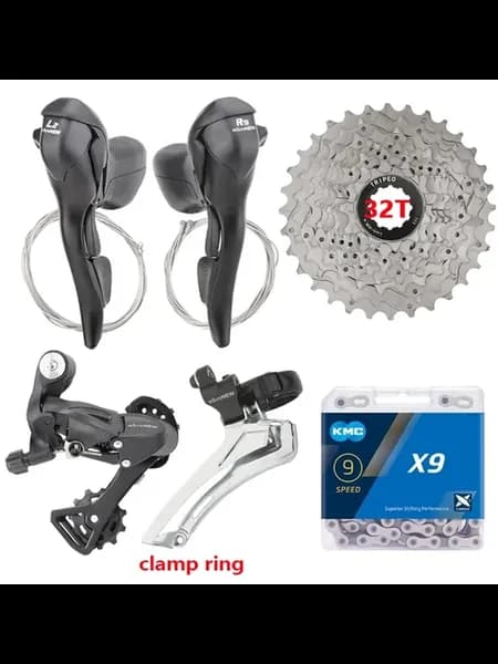 Комплект трансмиссии 9 скоростей, 32T, X9, FD-Clamp