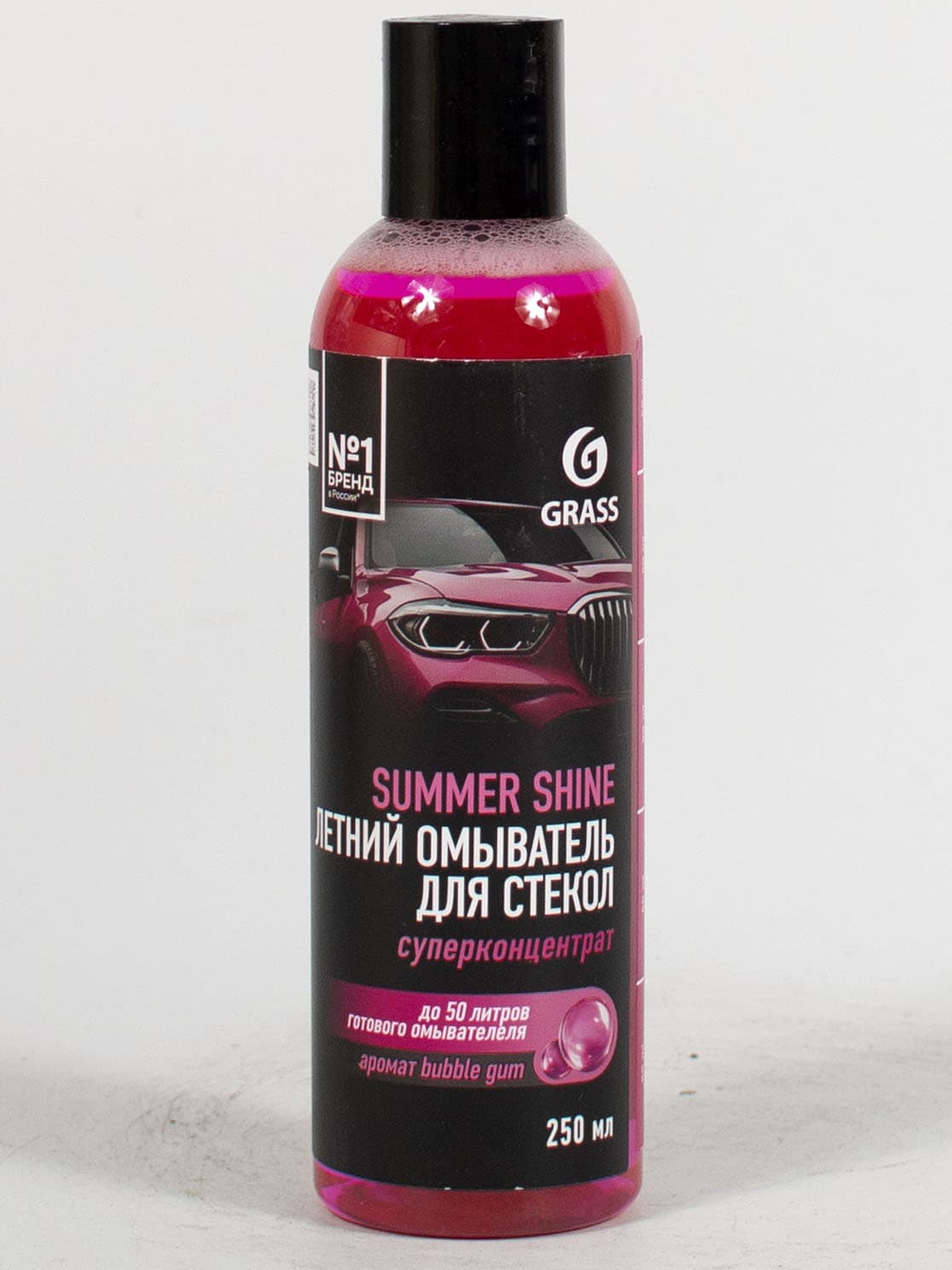 Grass Жидкость стеклоомывателя Summer Shine bubble gum (250мл)