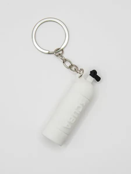 Брелок баллон для дайвинга GO DIVE Scuba Tank white