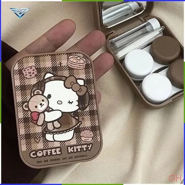 Контейнер для линз, прямоугольный Hello Kitty