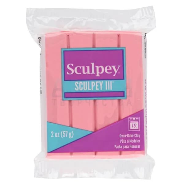 Полимерная глина Sculpey III 303 цвет бледно-розовый 57 гр.