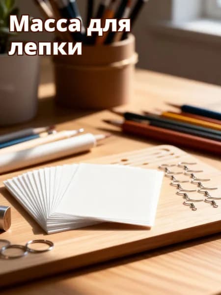 Креативный комплект разноцветных термоусадочных листов с ключевыми кольцами и ушными креплениями для творчества