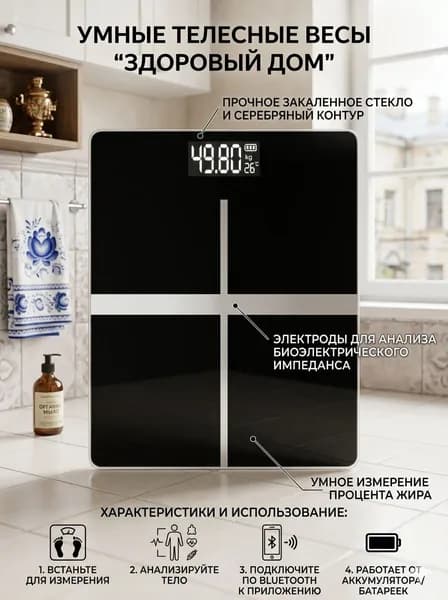 Напольные весы электронные весы, нагрузка 150 кг, точность 5 г