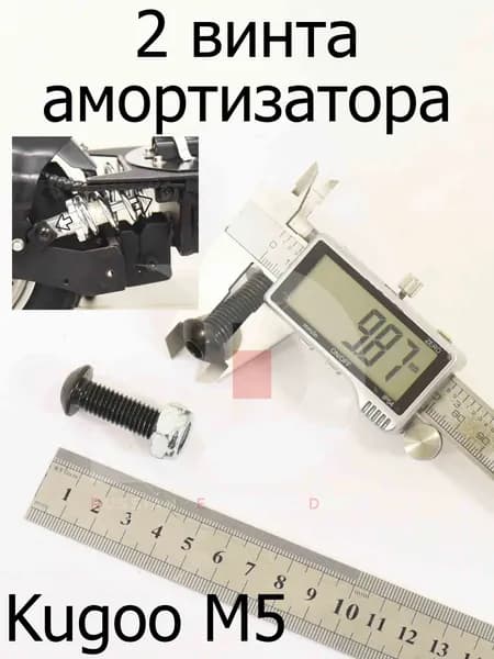 2 винта амортизатора Kugoo M5 (Куго М5)