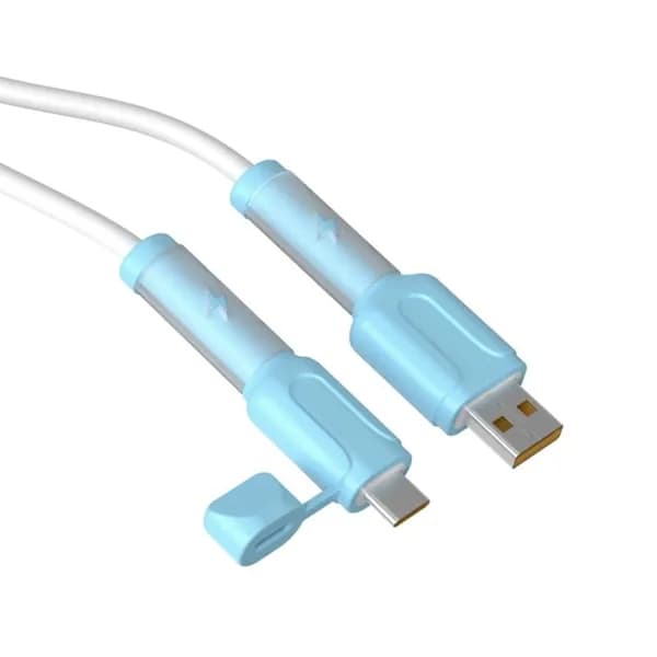 Защитные колпачки для кабеля USB Type-C, Синий - Универсальный Android mo