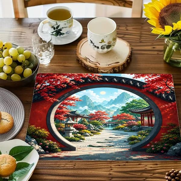 Салфетка сервировочная Искусственные материалы 32x42см, 1шт.