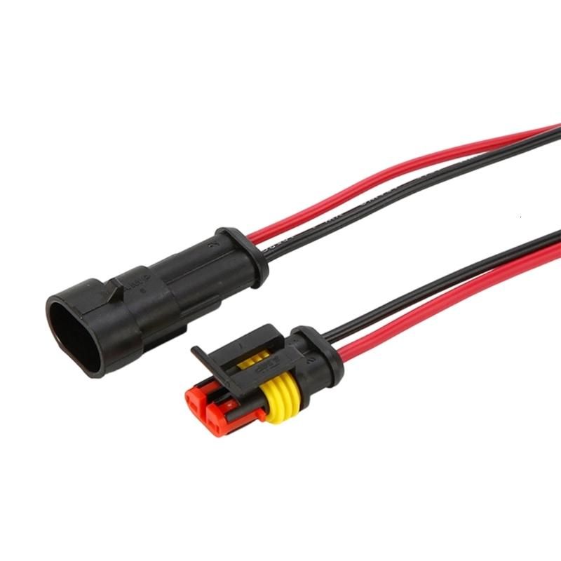 18AWG Автомобильный герметичный клеммный разъем, - 2 отверстия