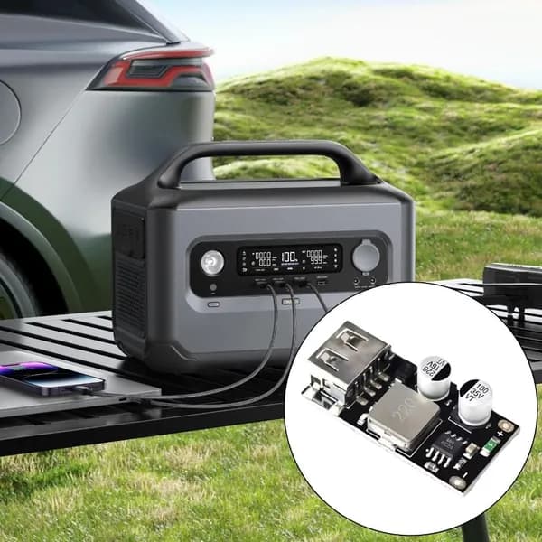 USB QC3.0 QC2.0 Понижающий модуль USB адаптер зарядки 6-32V 9V 12V 24V, - Fast charging module