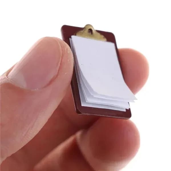 Аксессуары для дома кукол Mini Paper Clip Writing Splint
