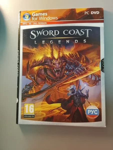 Диск с винтажной игрой для слабого ПК Sword coast legends