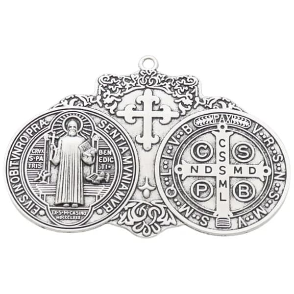 Христианский крест-брелок, Серебро