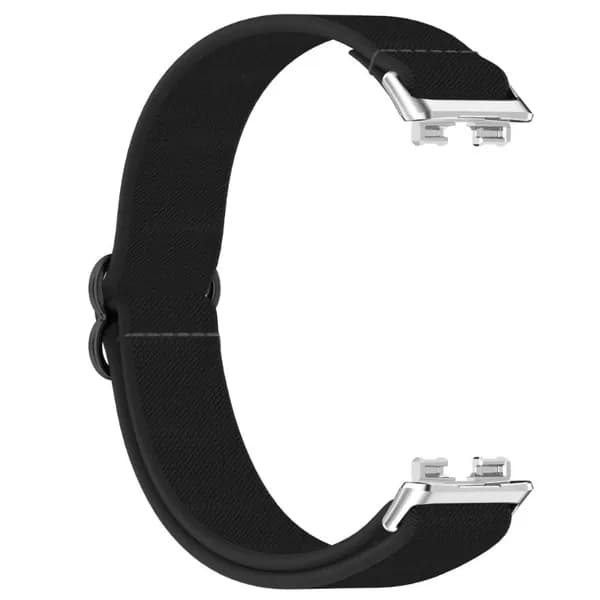 (1 компл.) Эластичный нейлоновый ремешок для Huawei Band 10/9/8 - черный