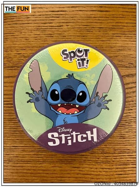 Настольная игра Доббль/ Дубль Spot it! Stitch- отличное развлечение для всей семьи и забавный подарок на !