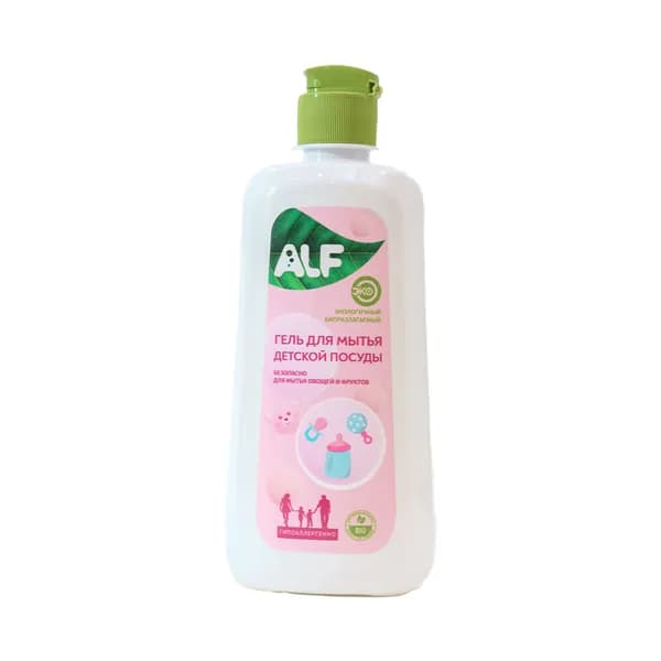 Гель для мытья детской посуды ,игрушек ,овощей, фруктов, ALF, эко, био , 500 мл