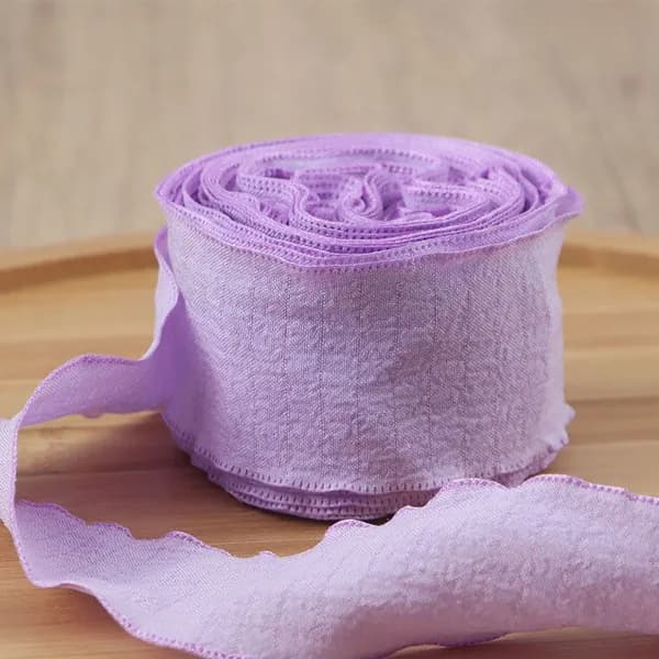 Лента подарочная тканевая с Нежная волна,из полиэстера,4 см*9,14 м