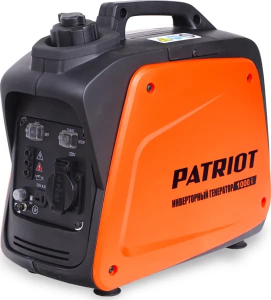 Инверторный генератор PATRIOT 1000i (900Вт; 2,1л; 9кг)